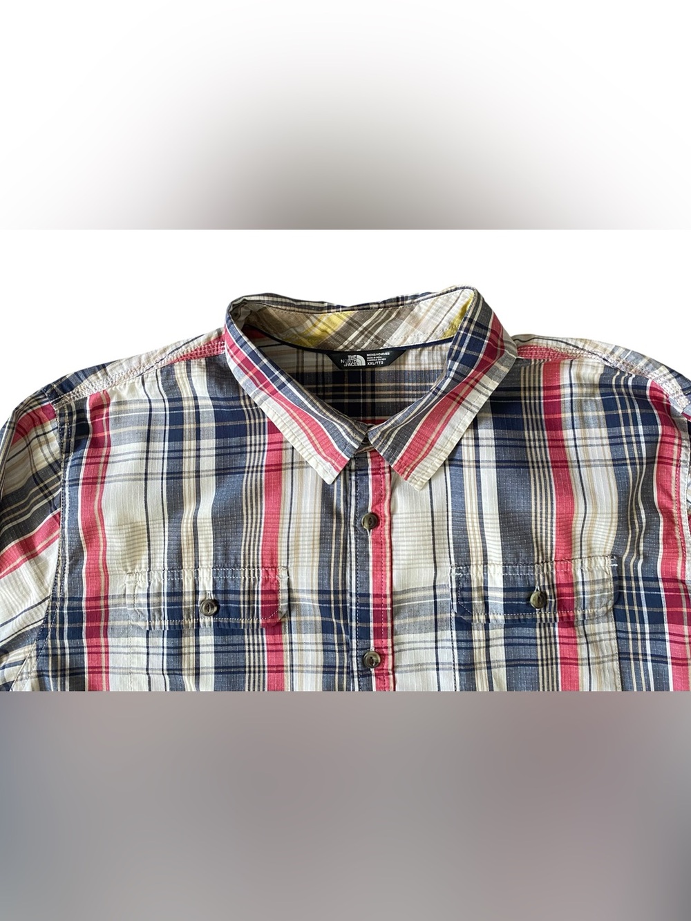 The North Face Ridgecrest Mens XXL Long Sleeve Plaid Button Up Shirt CEX8 - Picture 2 of 14